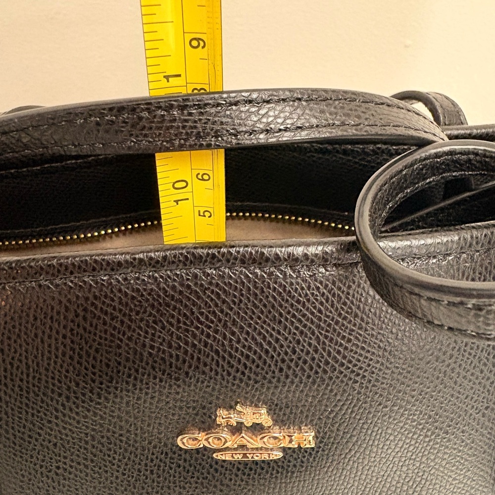 Coach Black Tote with Gold Accents - Picture 12 of 12